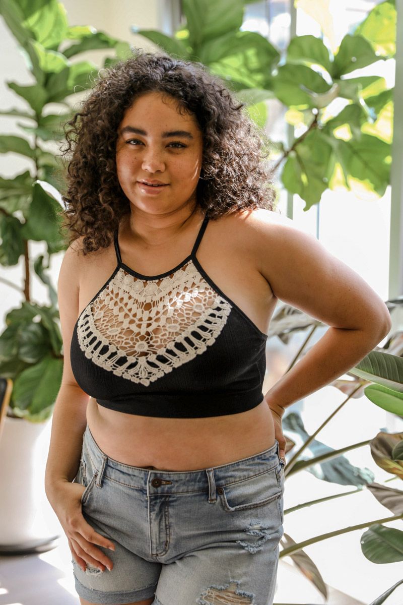 Customizable Crochet Bralette pattern by Charlotte Whaley