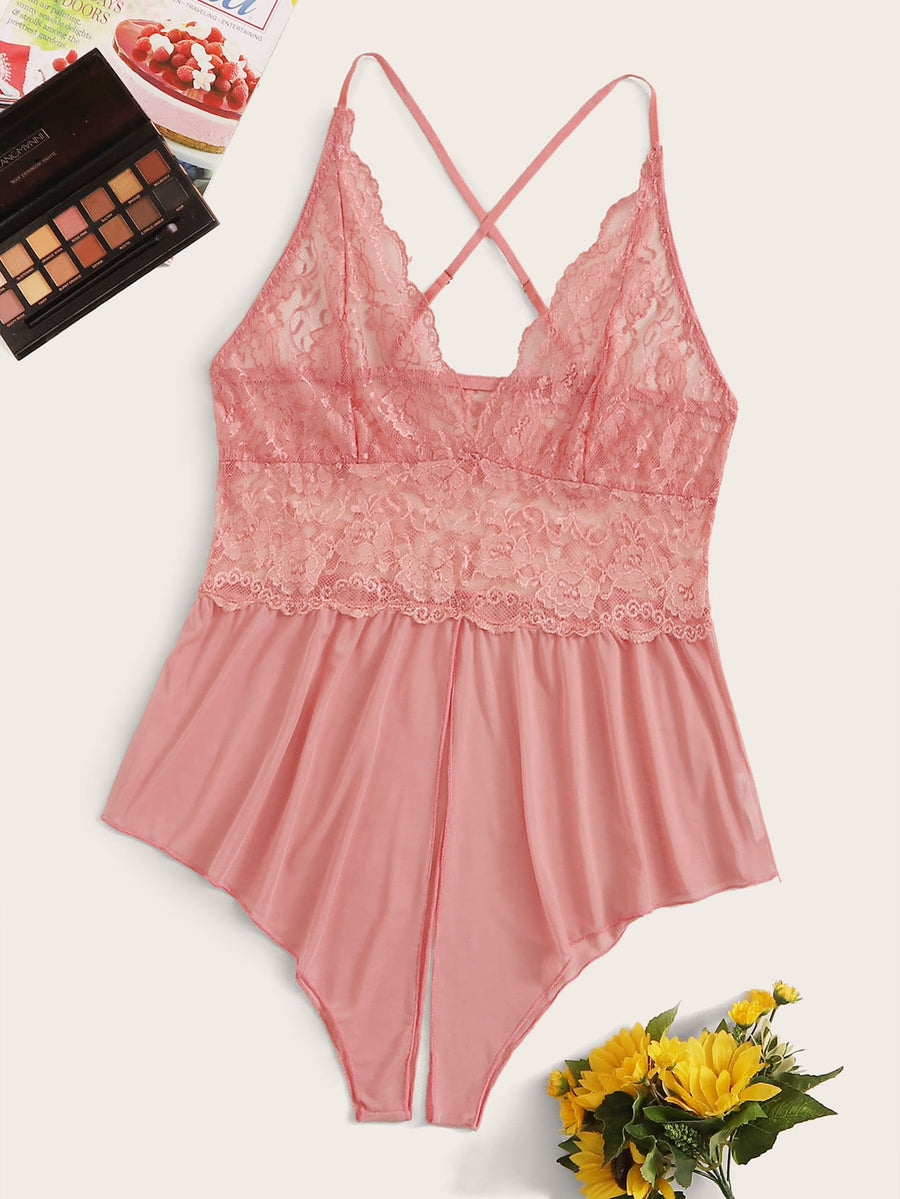 Cross Back Romper