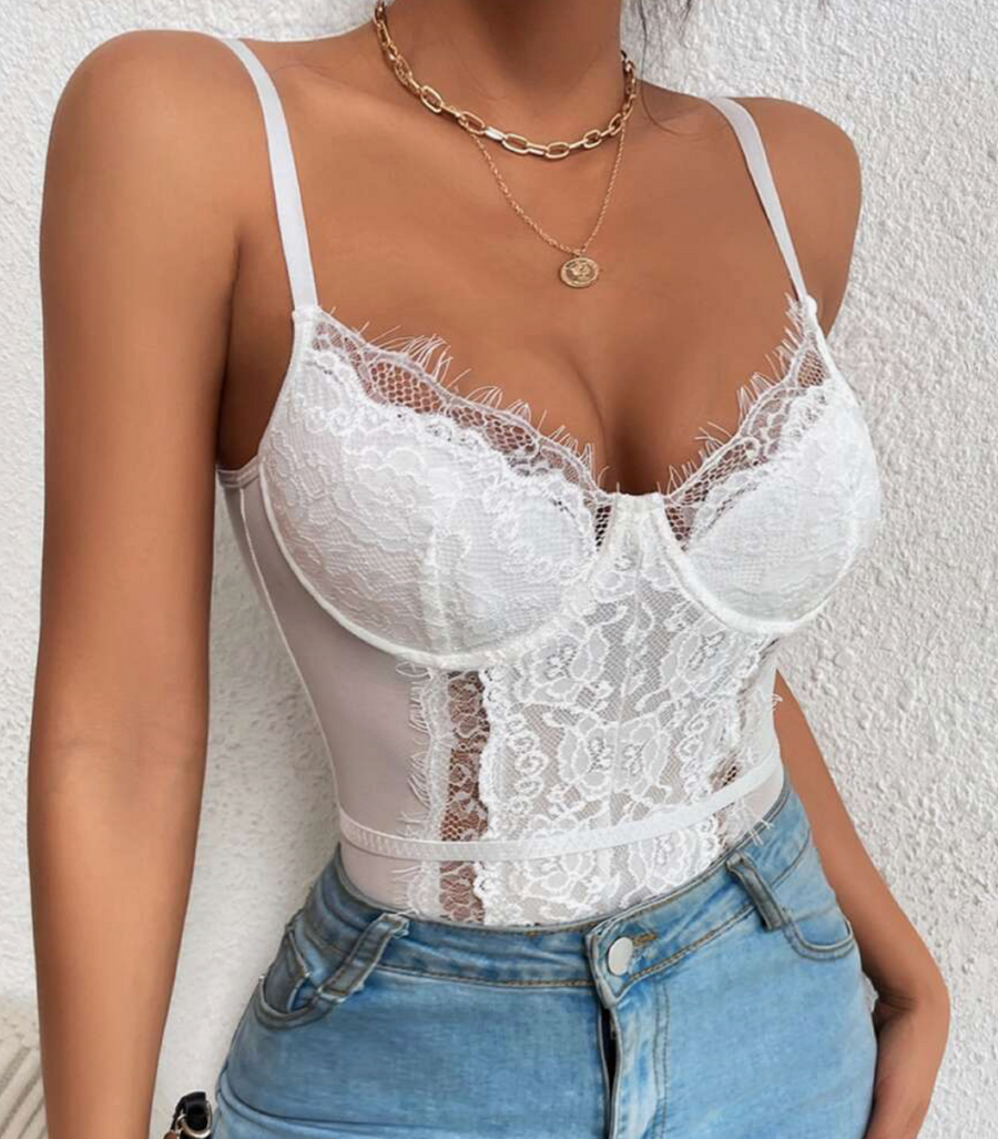 Romance Me Eyelash Lace Teddy