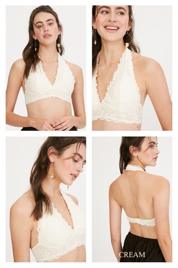 Padded Halter Bralette