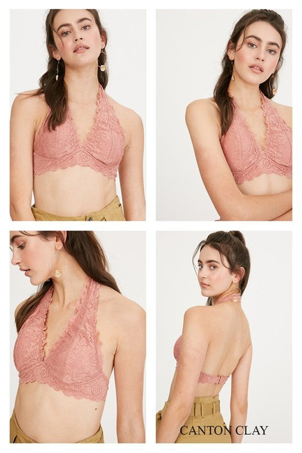 Padded Halter Bralette