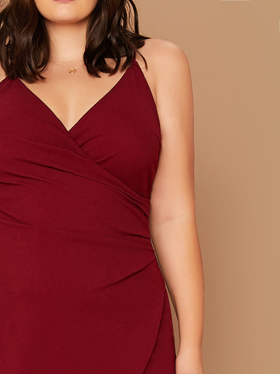 Red Wrap Dress