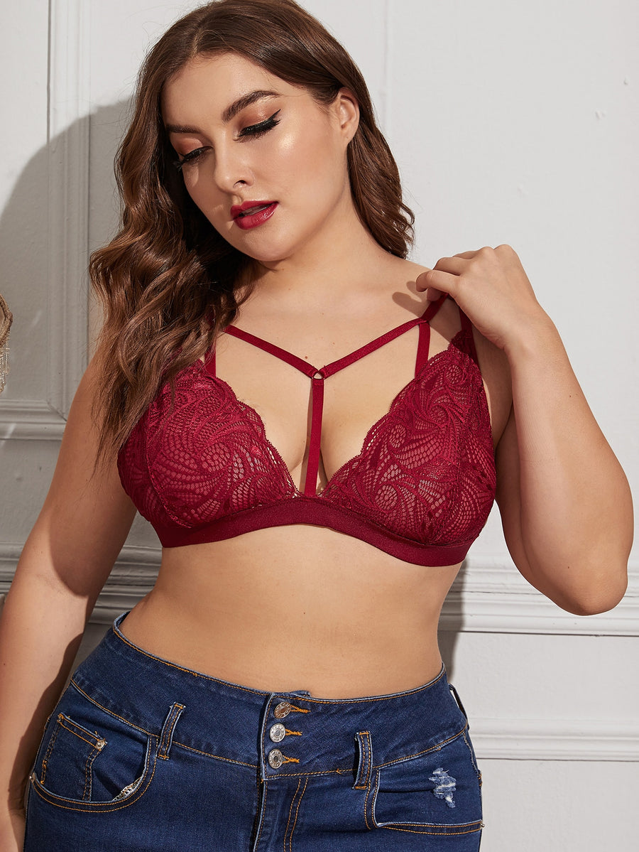 Y-Scallop Bralette