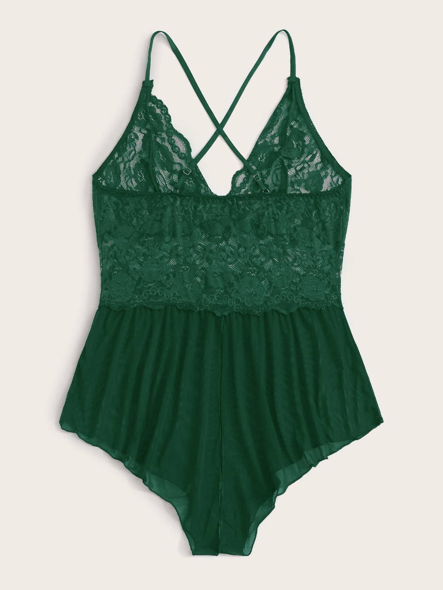 Cross Back Romper