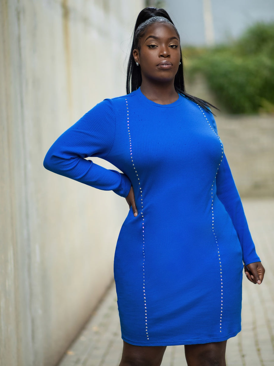Rhinestone Blue