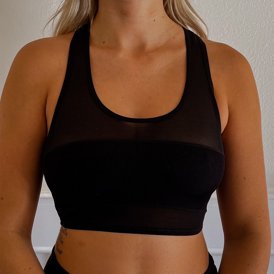 Mesh Racerback Bralette