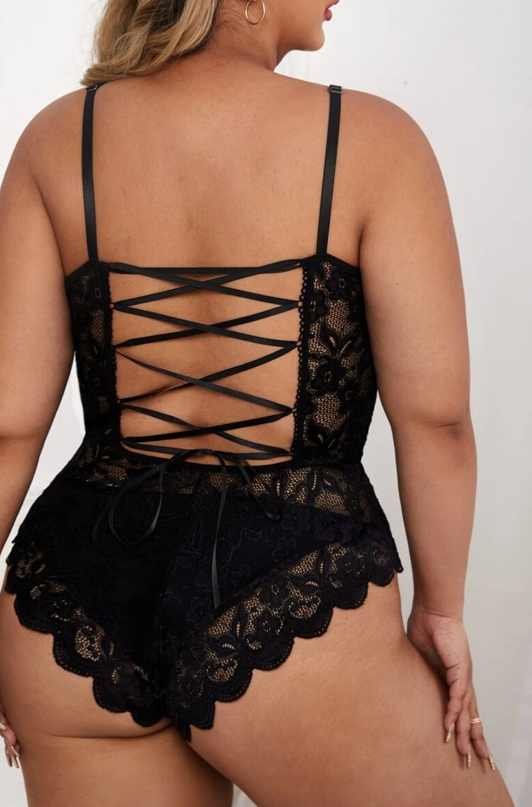 Lace Back Teddy