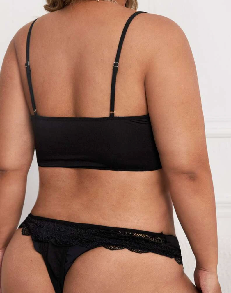 Love In Lace - Longline Bra & Panty Set