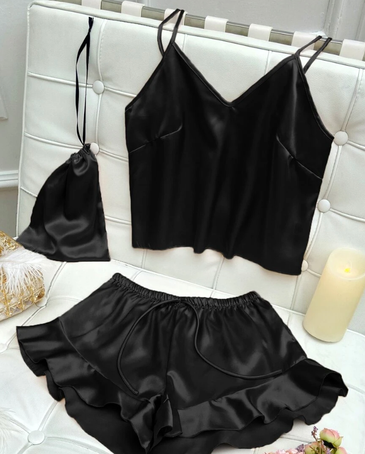 I'll Be Ready Soon Silky Set with Storage Bag