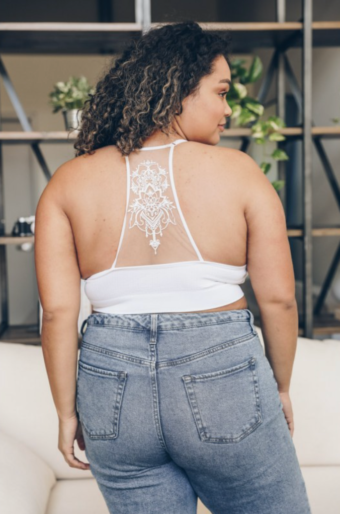 Curve Tattoo Bralette