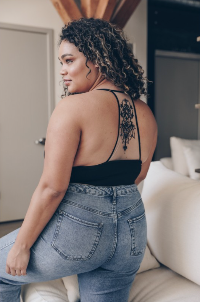 Curve Tattoo Bralette