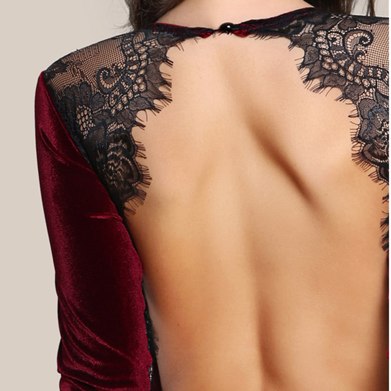 Velvet Open Back